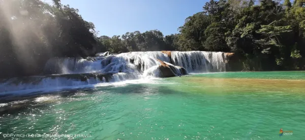 Agua Azul en Paquete Chiapas único 4 Días / 3 Noches