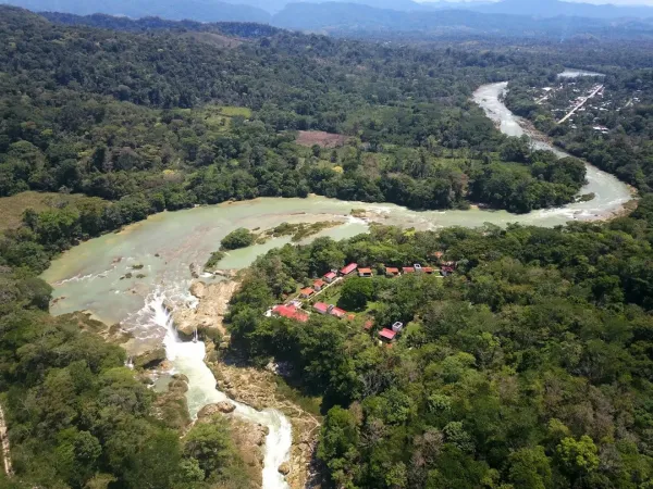 cascada las nubes, paraiso natural